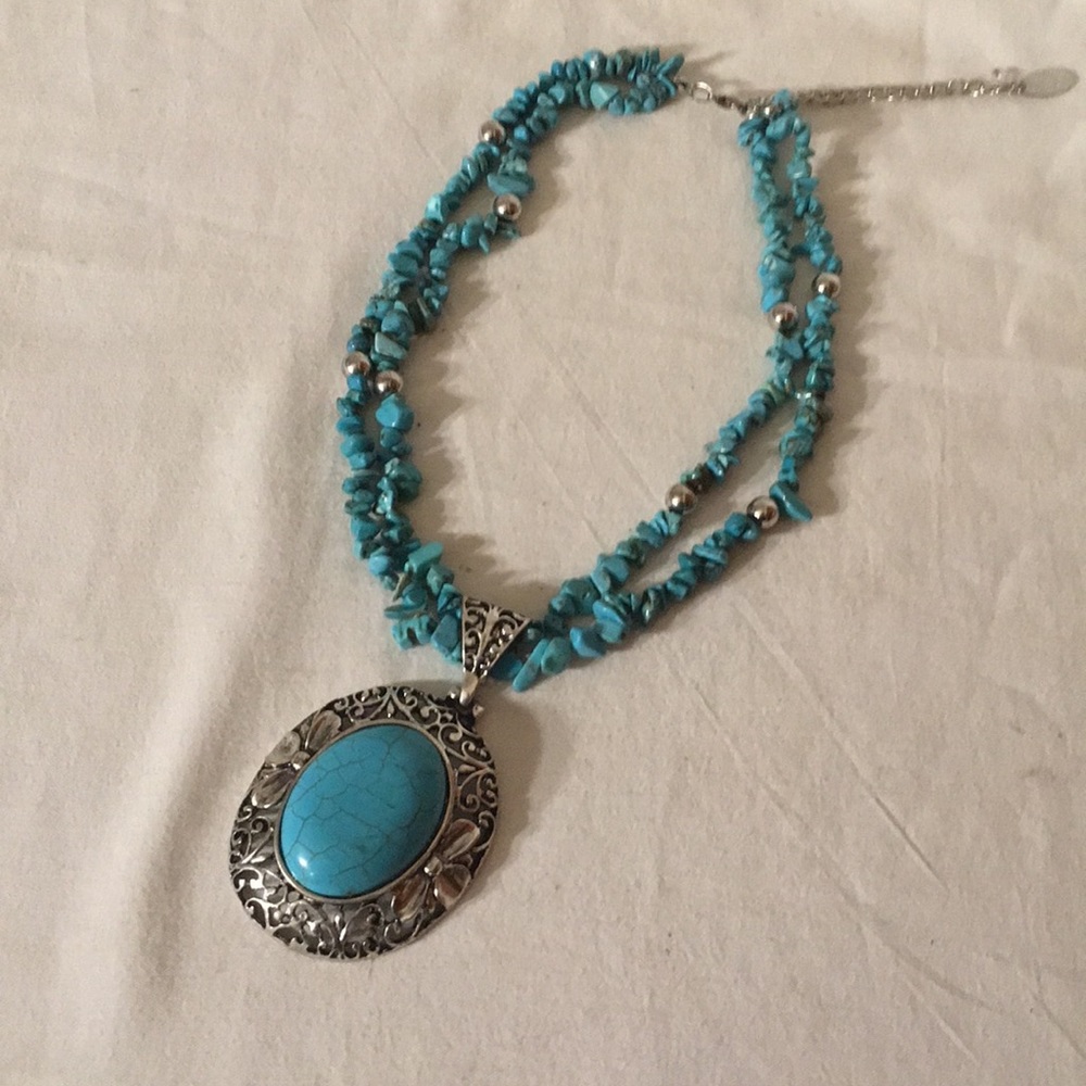 Turquoise Statement Necklace